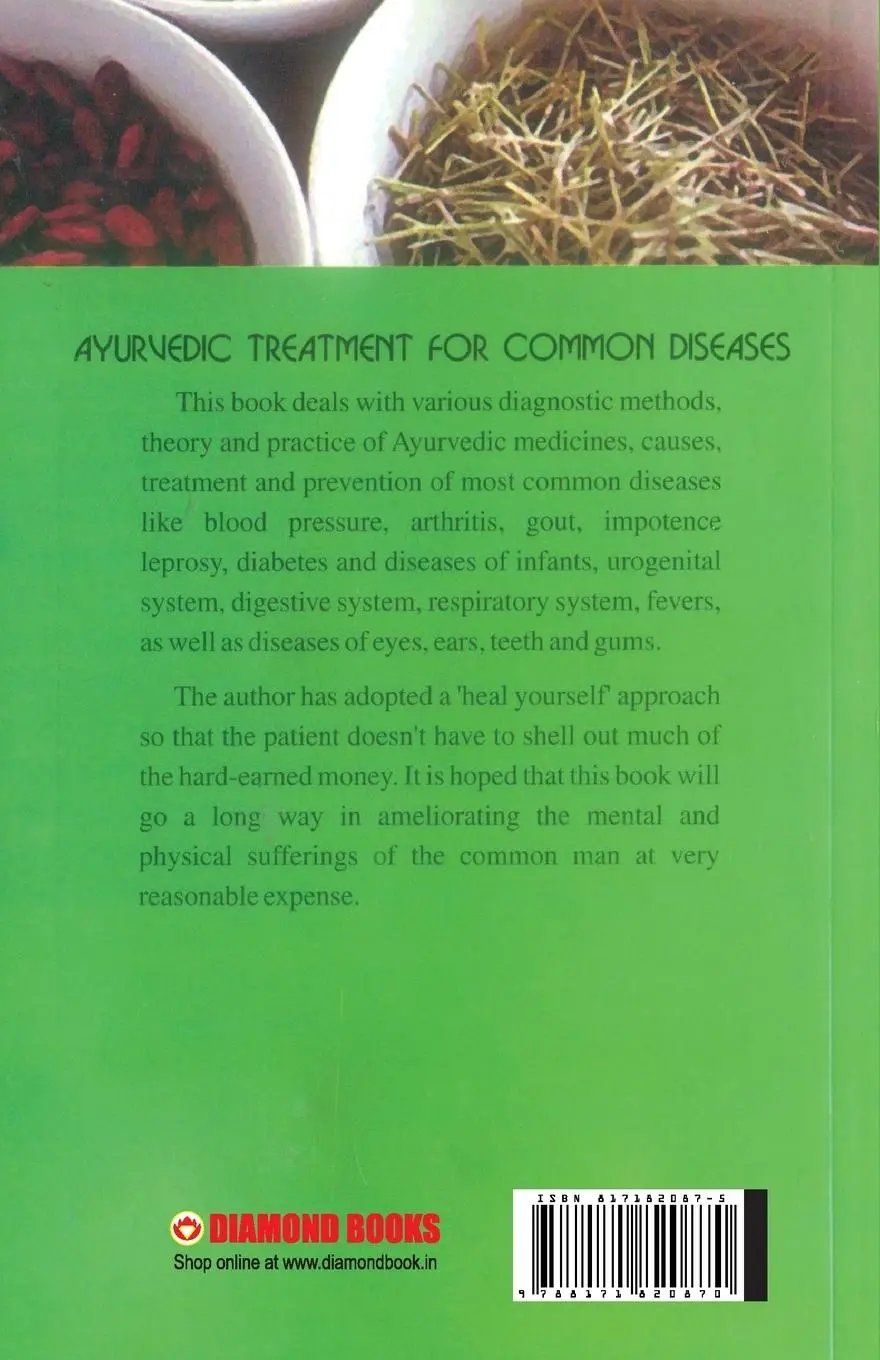 Rückseite: 9788171820870 | Ayurvedic Treatment For Common Diseases | Vipul Acharya Rao | Buch