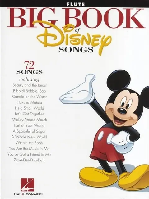 Cover: 884088590970 | The Big Book of Disney Songs | 72 Songs - Flute | Corporation | Buch