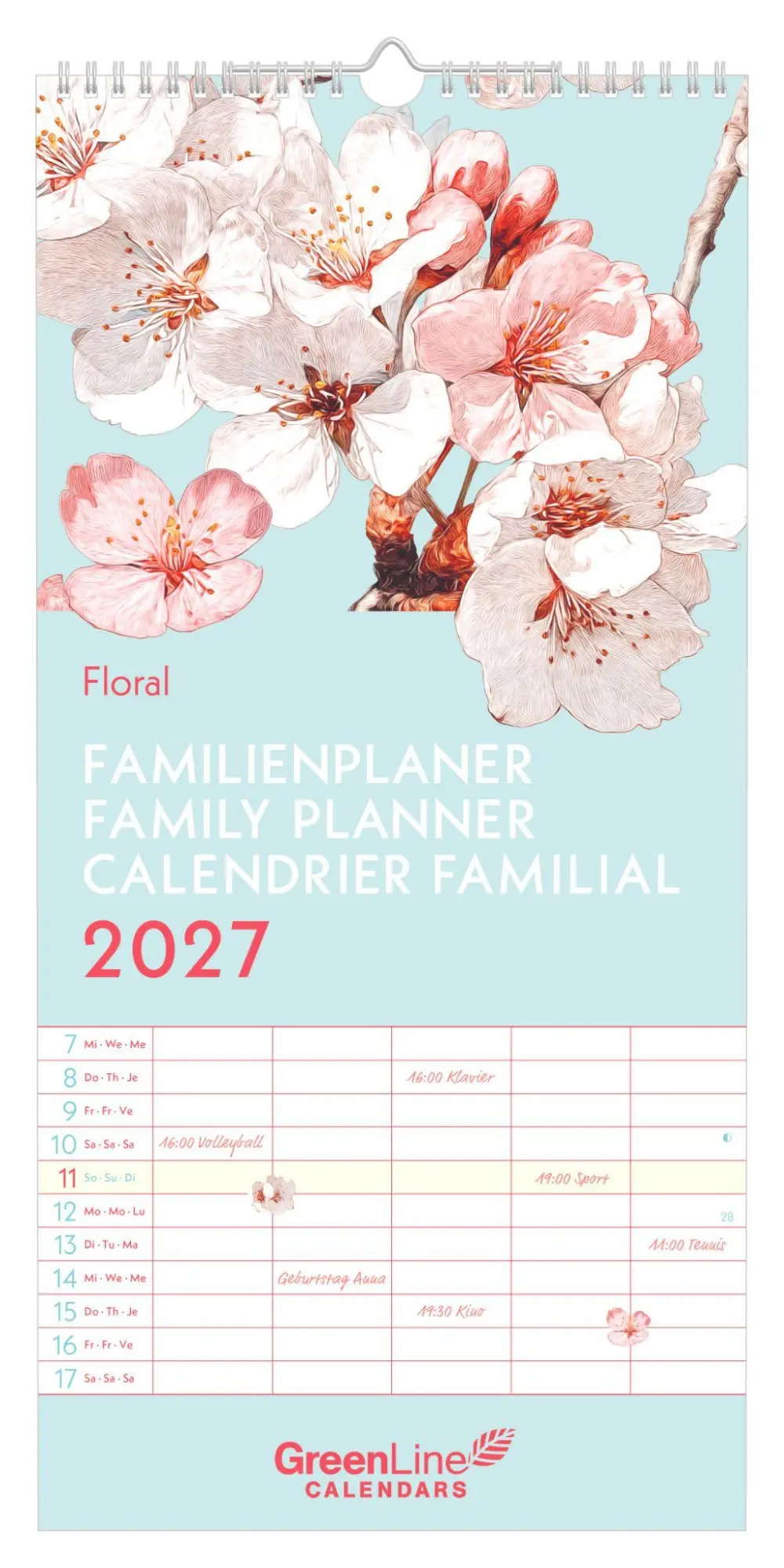 Cover: 4069095010970 | Floral 2027 | Neumann Verlage GmbH &amp; Co KG | Kalender | 14 S. | 2027