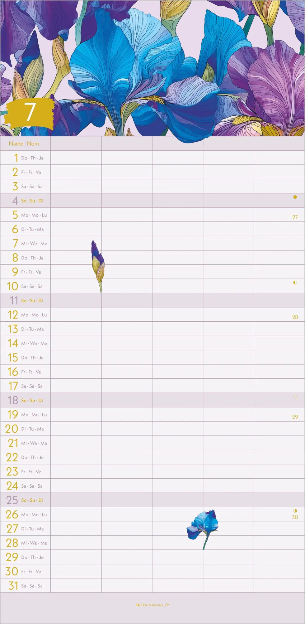 Bild: 4069095010970 | Floral 2027 | Neumann Verlage GmbH &amp; Co KG | Kalender | 14 S. | 2027