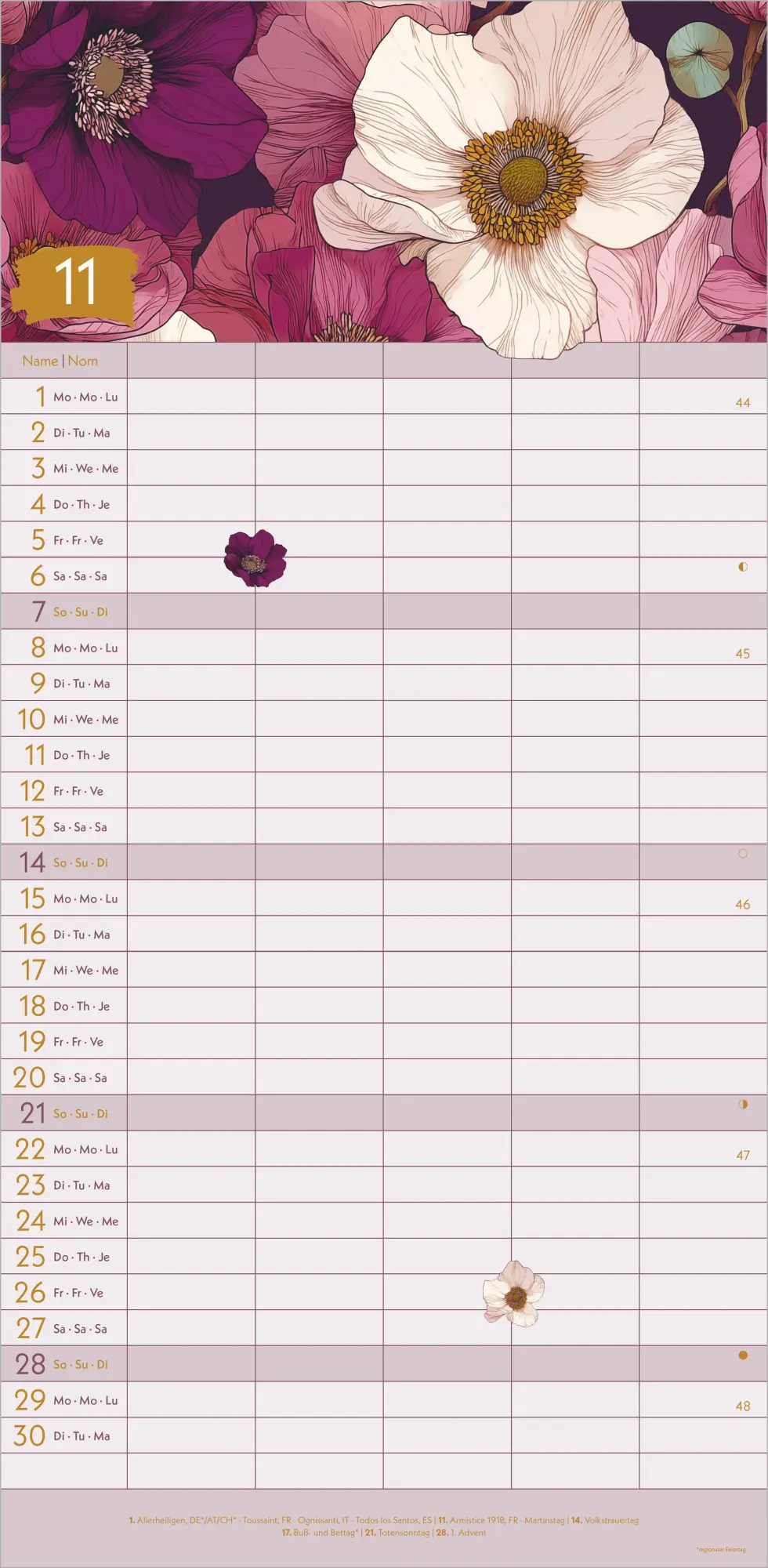 Bild: 4069095010970 | Floral 2027 | Neumann Verlage GmbH &amp; Co KG | Kalender | 14 S. | 2027