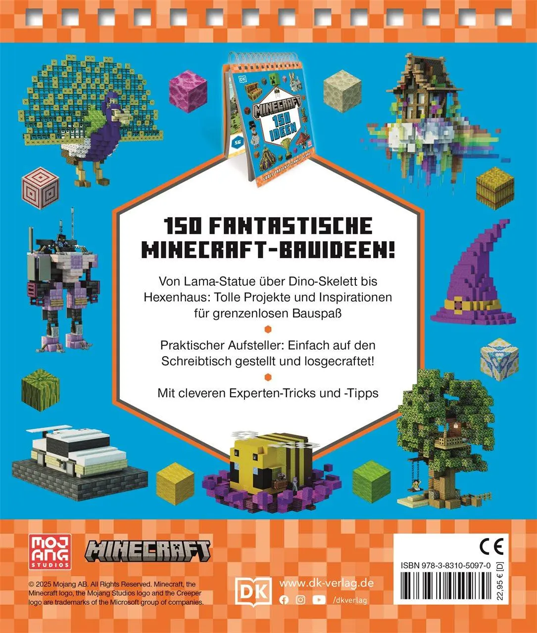 Rückseite: 9783831050970 | Minecraft 150 Ideen | Tom Stone | Taschenbuch | Spiralbindung | 304 S.