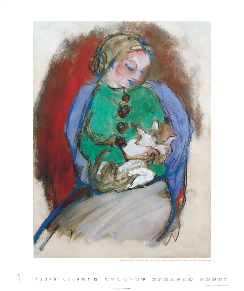 Bild: 9783839900970 | Franz Marc Edition Kalender 2025 | Franz Marc | Kalender | Kalender