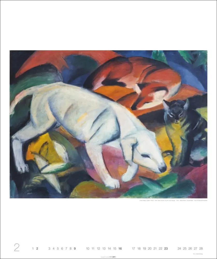 Bild: 9783839900970 | Franz Marc Edition Kalender 2025 | Franz Marc | Kalender | Kalender