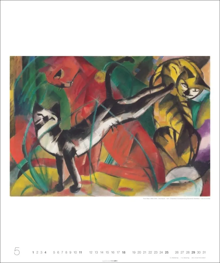 Bild: 9783839900970 | Franz Marc Edition Kalender 2025 | Franz Marc | Kalender | Kalender