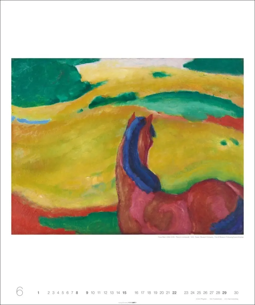 Bild: 9783839900970 | Franz Marc Edition Kalender 2025 | Franz Marc | Kalender | Kalender