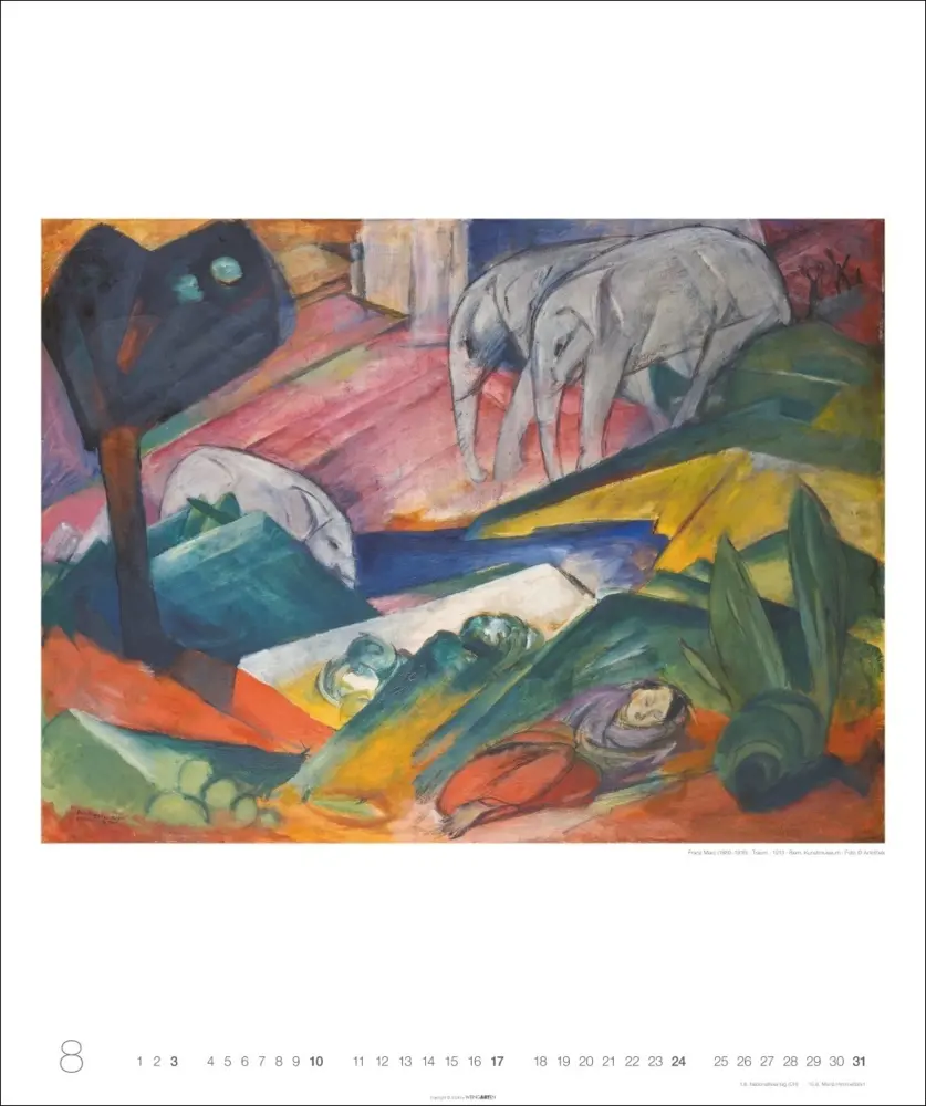 Bild: 9783839900970 | Franz Marc Edition Kalender 2025 | Franz Marc | Kalender | Kalender
