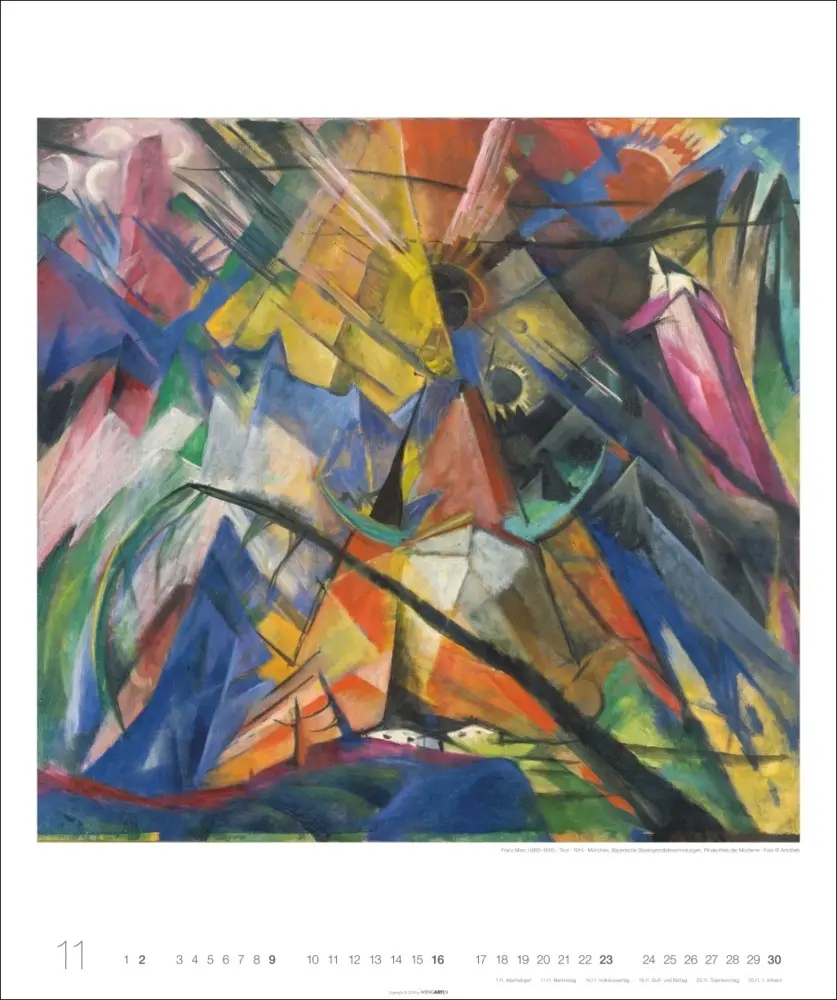 Bild: 9783839900970 | Franz Marc Edition Kalender 2025 | Franz Marc | Kalender | Kalender