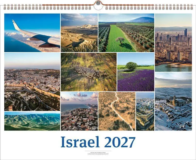 Cover: 9783989630970 | Israelkalender 2027 White Version | Kalender | 13 S. | Deutsch | 2027