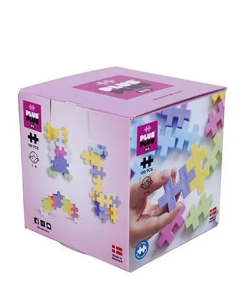Cover: 5710409201070 | 100 Kreativ Bausteine BIG Pastell | 9603412 | 2021 | PLUS PLUS