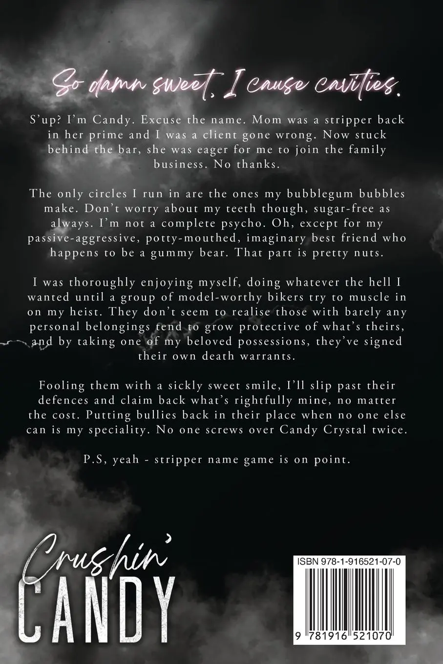Rückseite: 9781916521070 | Crushin' Candy | Dark Comedy Why Choose MC Romance | Maddison Cole