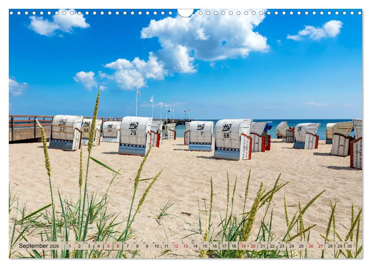 Bild: 9783457581070 | Ostseebäder an der Lübecker Bucht (Wandkalender 2026 DIN A3 quer),...