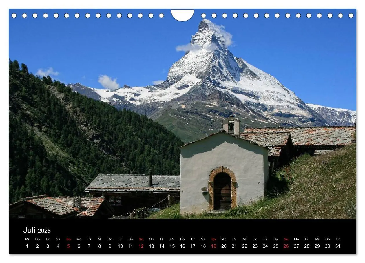 Bild: 9783516121070 | Zauber der Berge Zermatt und das Matterhorn (Wandkalender 2026 DIN...
