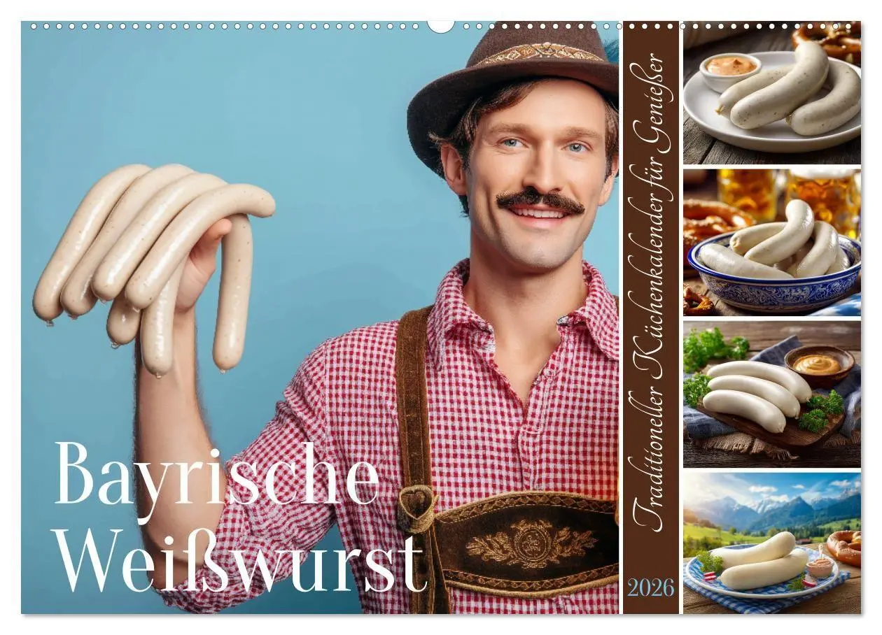 Cover: 9783516671070 | Bayrische Weißwurst - Traditioneller Küchenkalender für Genießer...