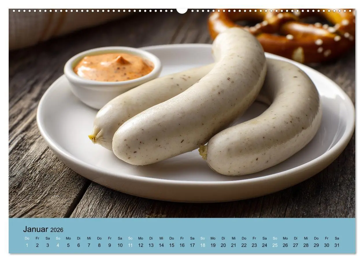 Bild: 9783516671070 | Bayrische Weißwurst - Traditioneller Küchenkalender für Genießer...