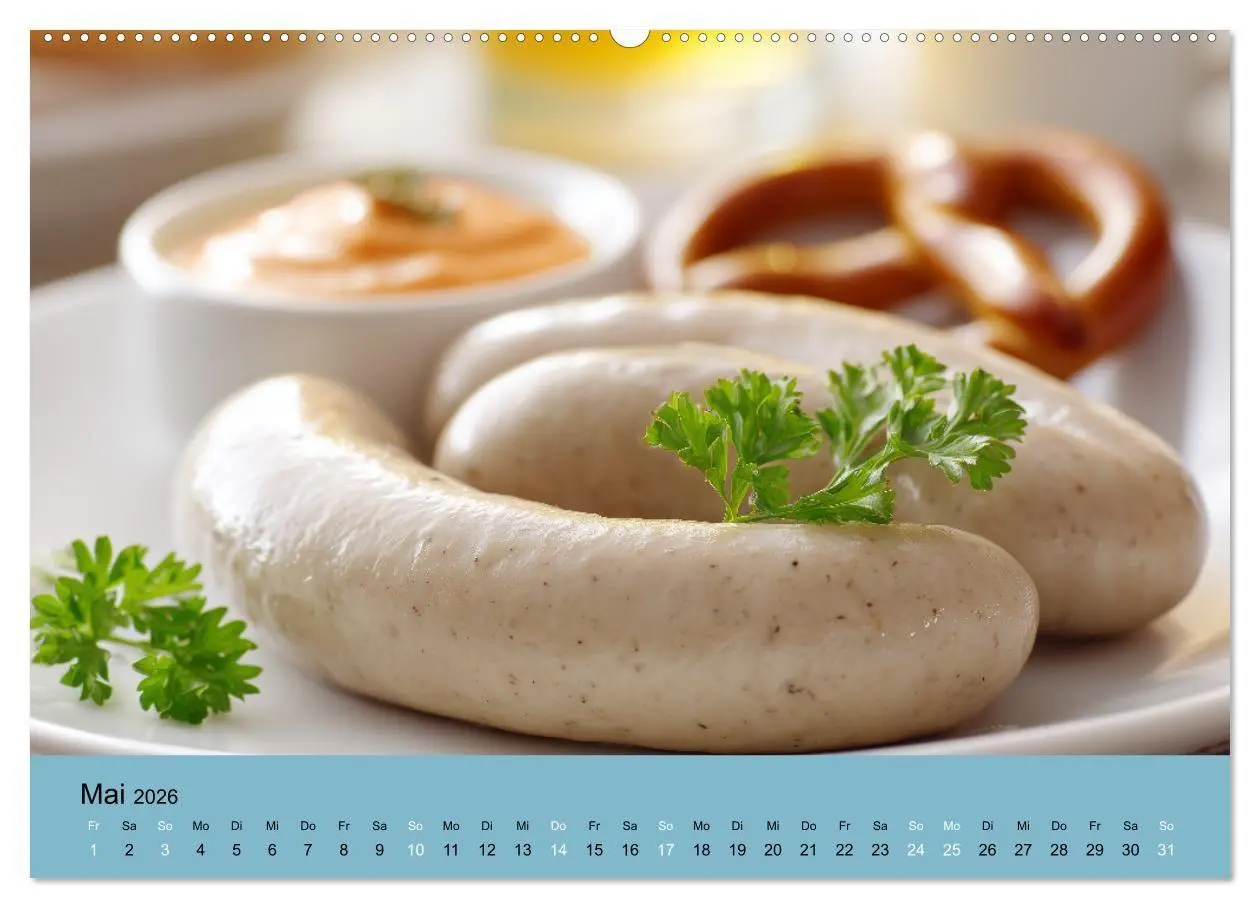 Bild: 9783516671070 | Bayrische Weißwurst - Traditioneller Küchenkalender für Genießer...