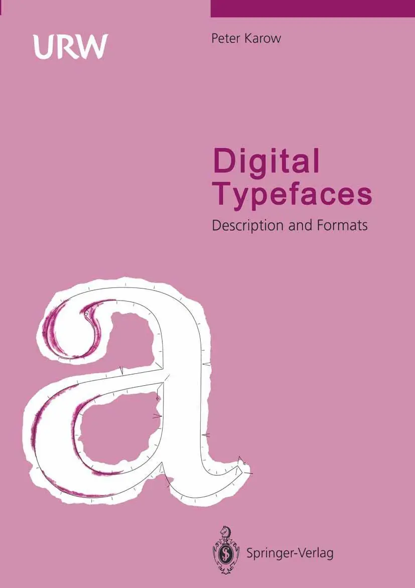 Cover: 9783642781070 | Digital Typefaces | Description and Formats | Peter Karow | Buch