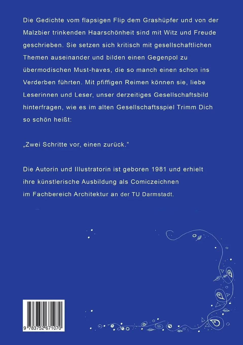 Rückseite: 9783752671070 | Mein Malzbierhaar ist wunderbar | Gedichte für Große und Kleine | Buch