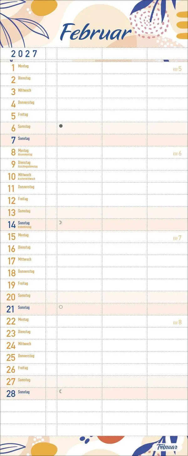 Bild: 9783819301070 | Einfach planen 2027 | Verlag Korsch | Kalender | 14 S. | Deutsch