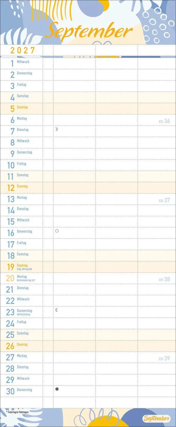 Bild: 9783819301070 | Einfach planen 2027 | Verlag Korsch | Kalender | 14 S. | Deutsch