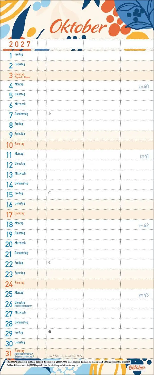 Bild: 9783819301070 | Einfach planen 2027 | Verlag Korsch | Kalender | 14 S. | Deutsch