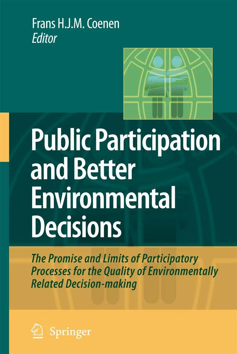 Cover: 9789048181070 | Public Participation and Better Environmental Decisions | Coenen