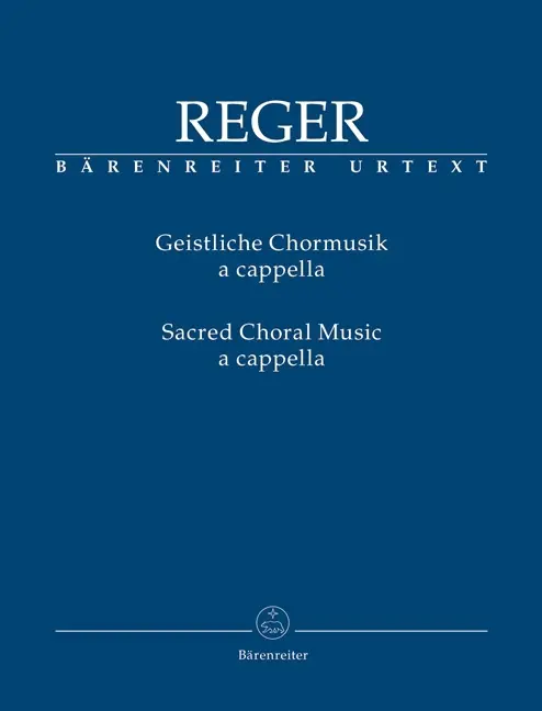 Cover: 9790006561070 | Geistliche Chormusik a cappella | Max Reger | Buch | 94 S. | Deutsch