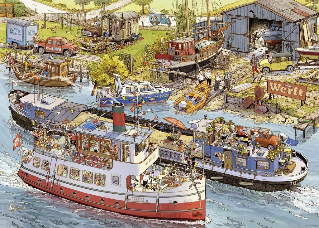 Bild: 4001689301170 | BOATYARD, HEYE Puzzle von Doro Göbel &amp; Peter Knorr | Spiel | 30117