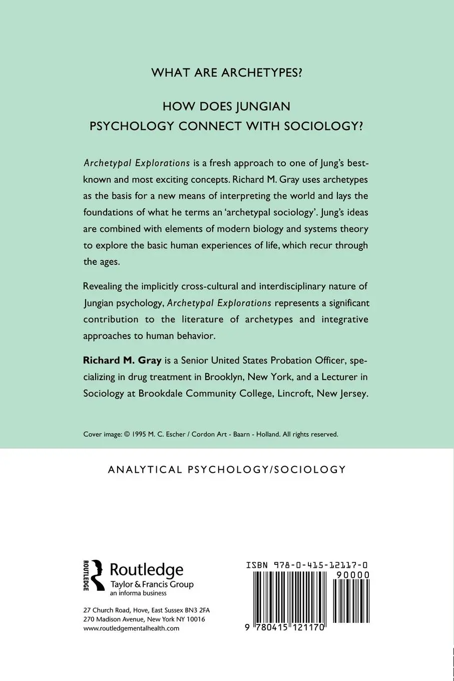 Rückseite: 9780415121170 | Archetypal Explorations | Towards an Archetypal Sociology | Gray