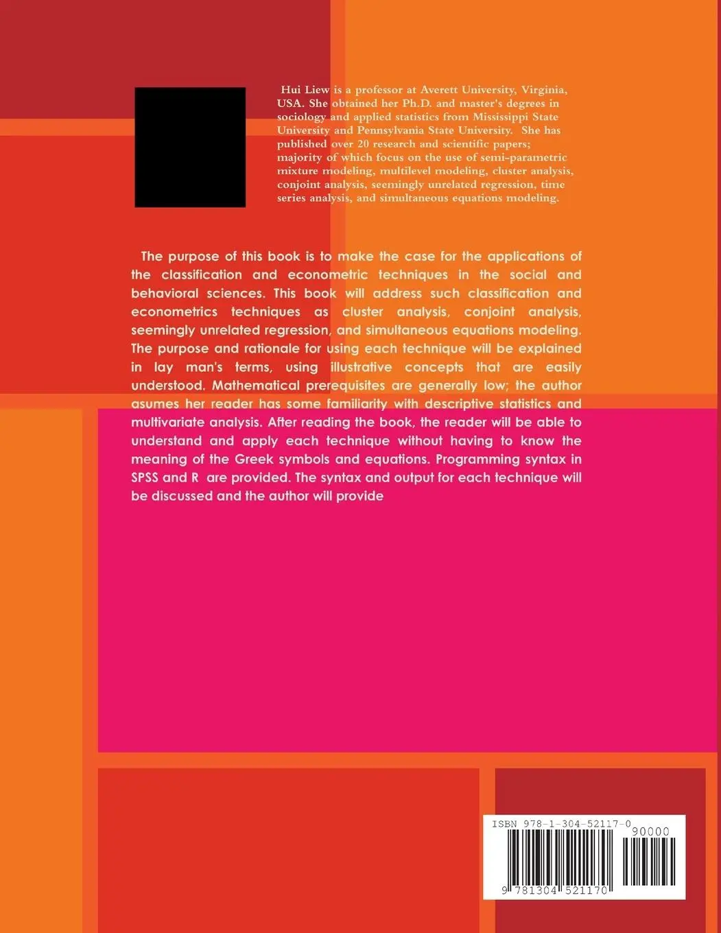 Rückseite: 9781304521170 | Teach Yourself Cluster Analysis, Conjoint Analysis, and...