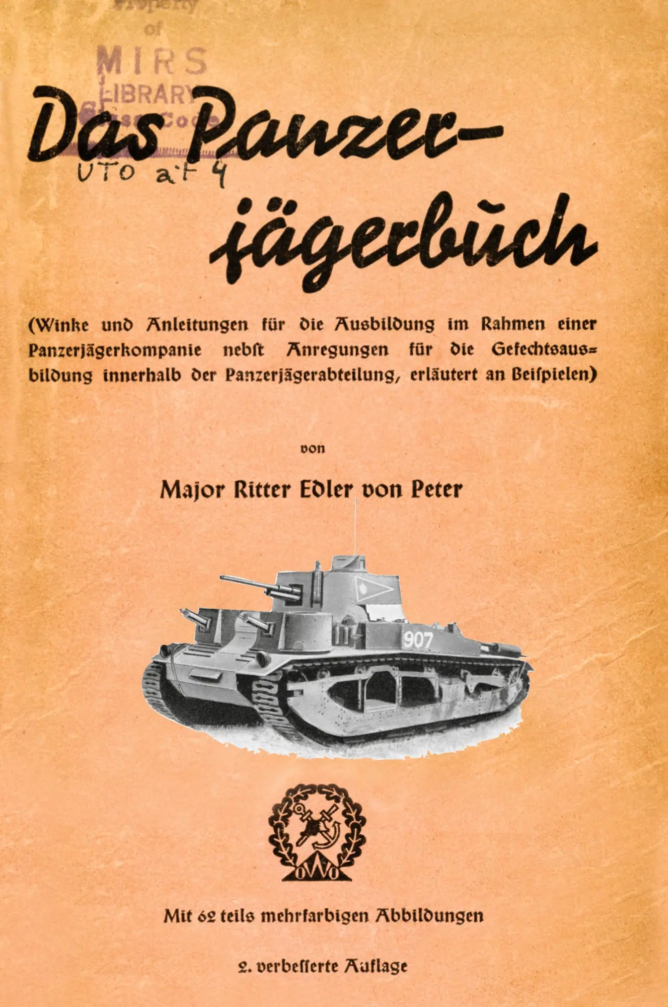Cover: 9781783311170 | Das Panzer-Jagerbuch Winke Und Anleitung Fur Die Ausbildung Im...