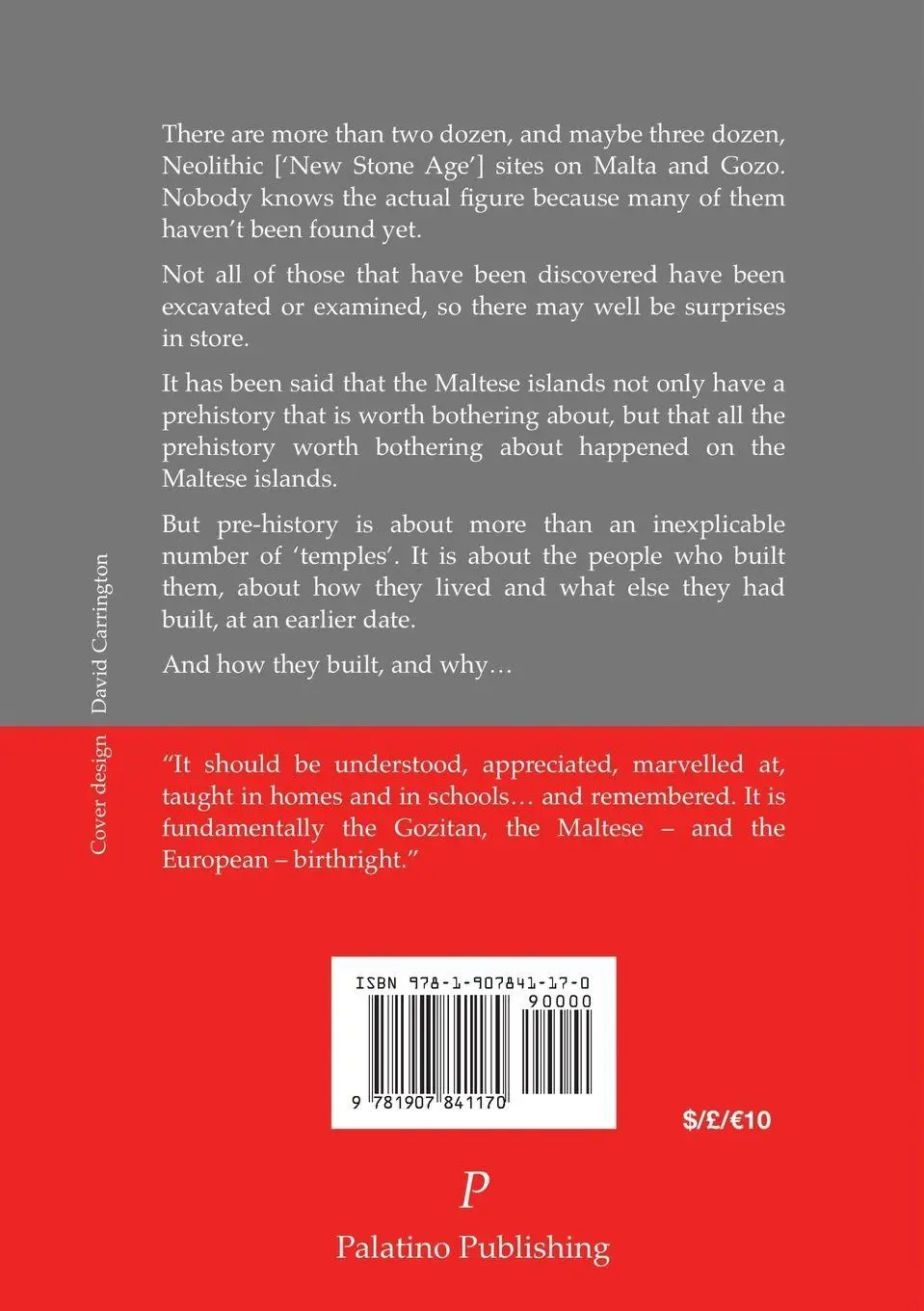 Rückseite: 9781907841170 | The First Gozitans | (... and ¿gantija) | Revel Barker | Taschenbuch
