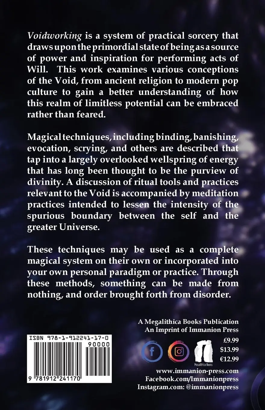 Rückseite: 9781912241170 | Voidworking | Practical Sorcery From Primordial Nothingness | Smith