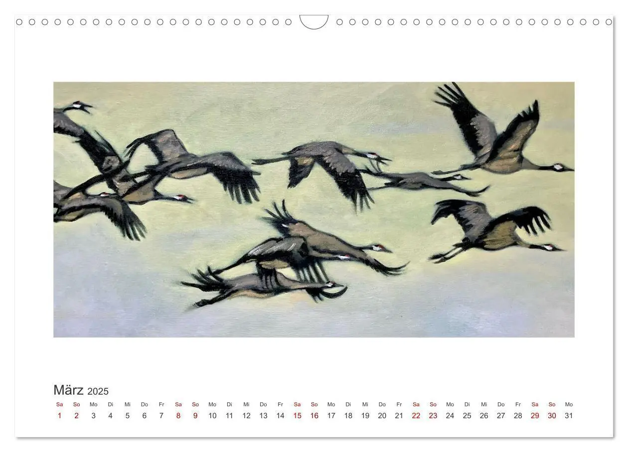 Bild: 9783383841170 | Auf leichten Schwingen - Zugvögel (Wandkalender 2025 DIN A3 quer),...