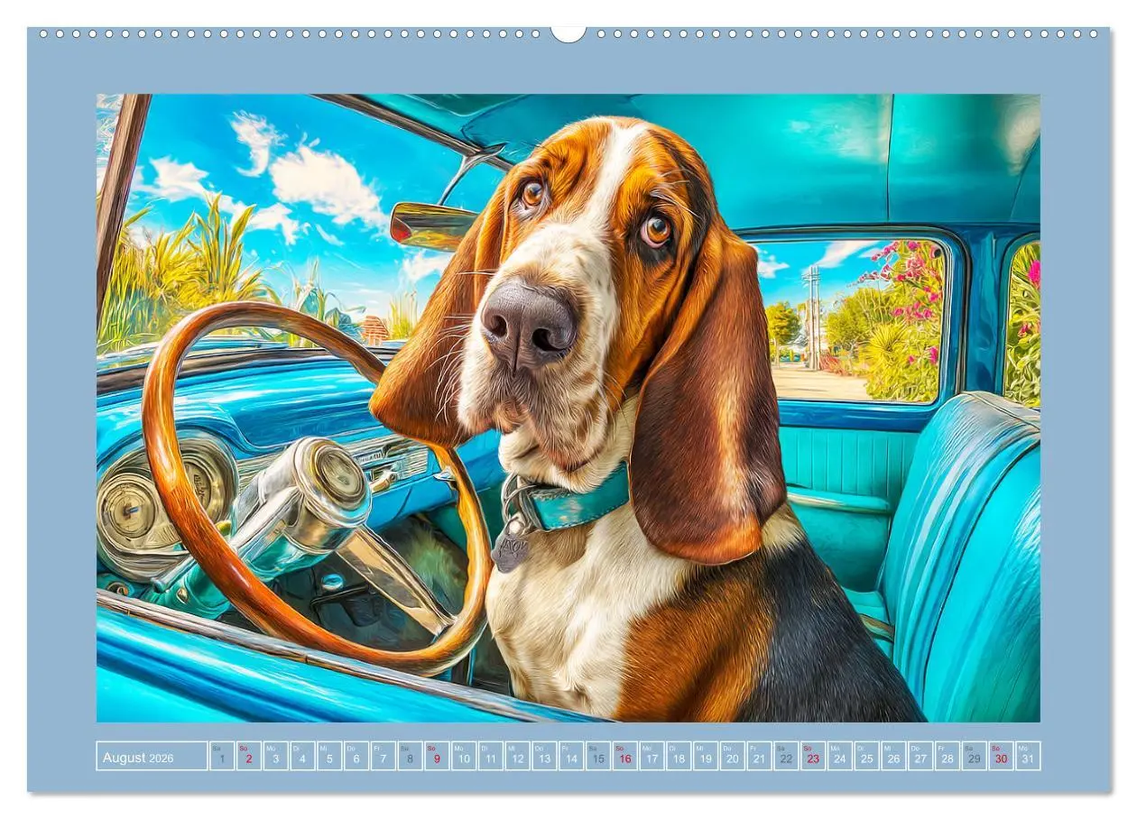 Bild: 9783516421170 | Schlappohren-Zauber. Fröhliche Bassets in bunten Momenten...