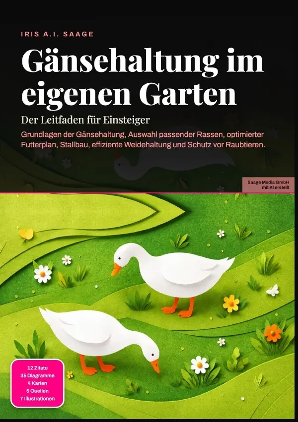 Cover: 9783565551170 | Gänsehaltung im eigenen Garten: Der Leitfaden für Einsteiger | Saage