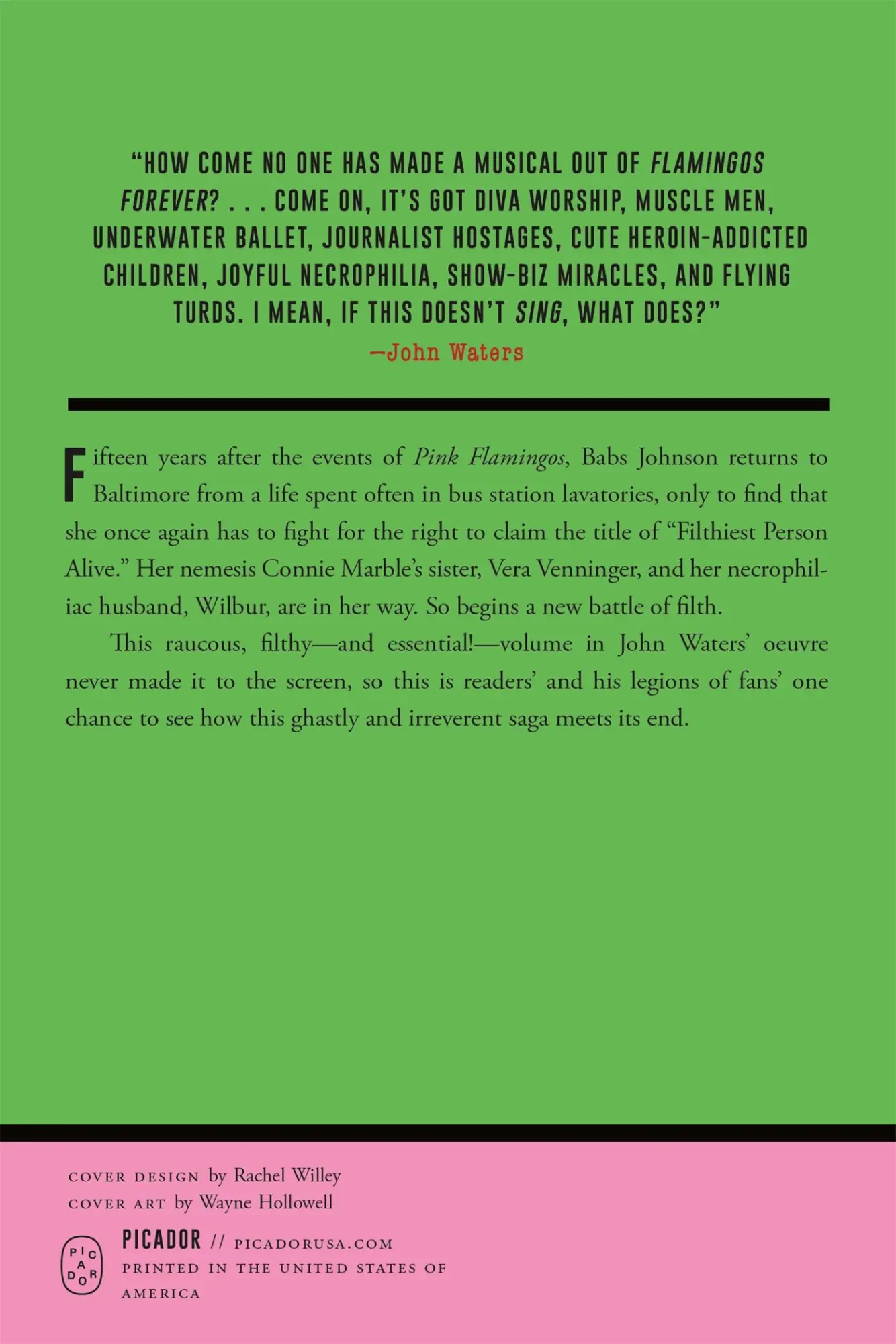 Rückseite: 9781250371270 | Flamingos Forever | John Waters | Taschenbuch | Englisch | 2025