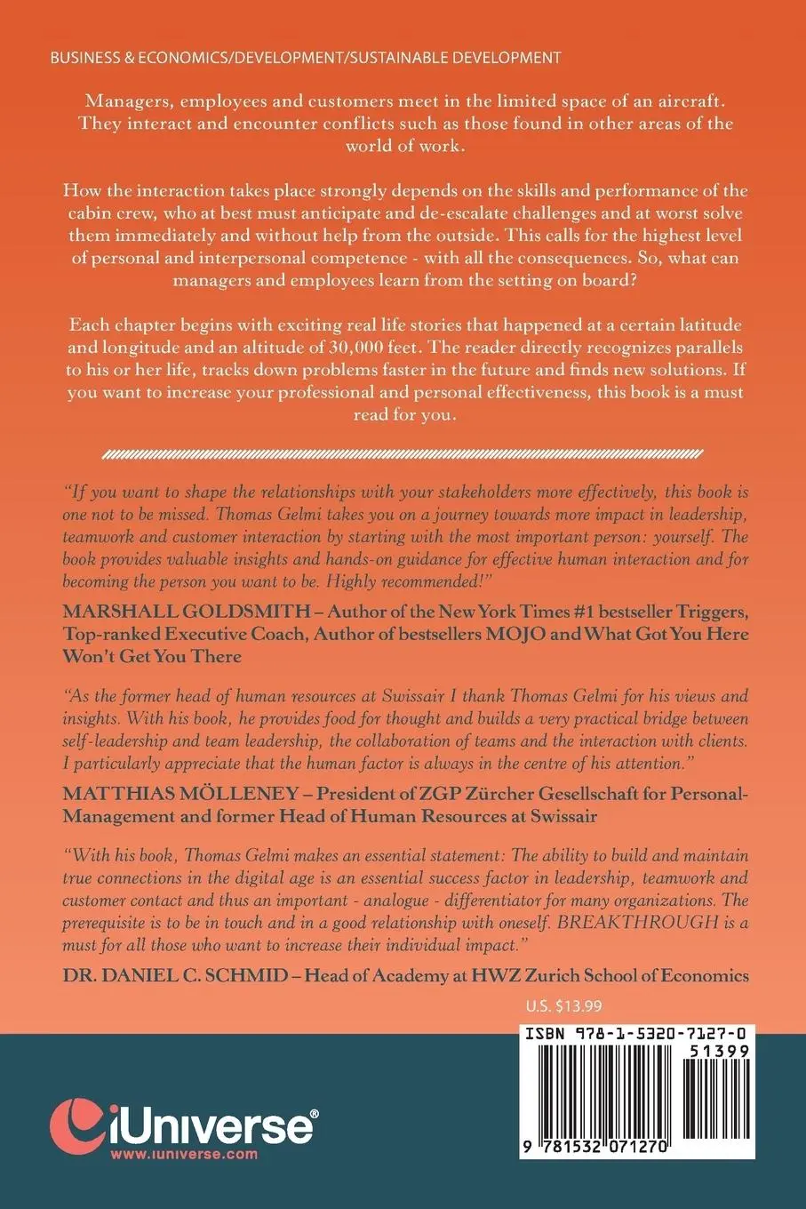 Rückseite: 9781532071270 | Breakthrough | Thomas Gelmi | Taschenbuch | Englisch | 2019