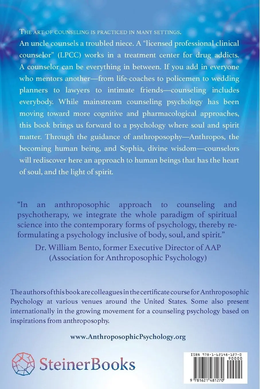 Rückseite: 9781621481270 | The Counselor ... as If Soul and Spirit Matter | David Tresemer | Buch