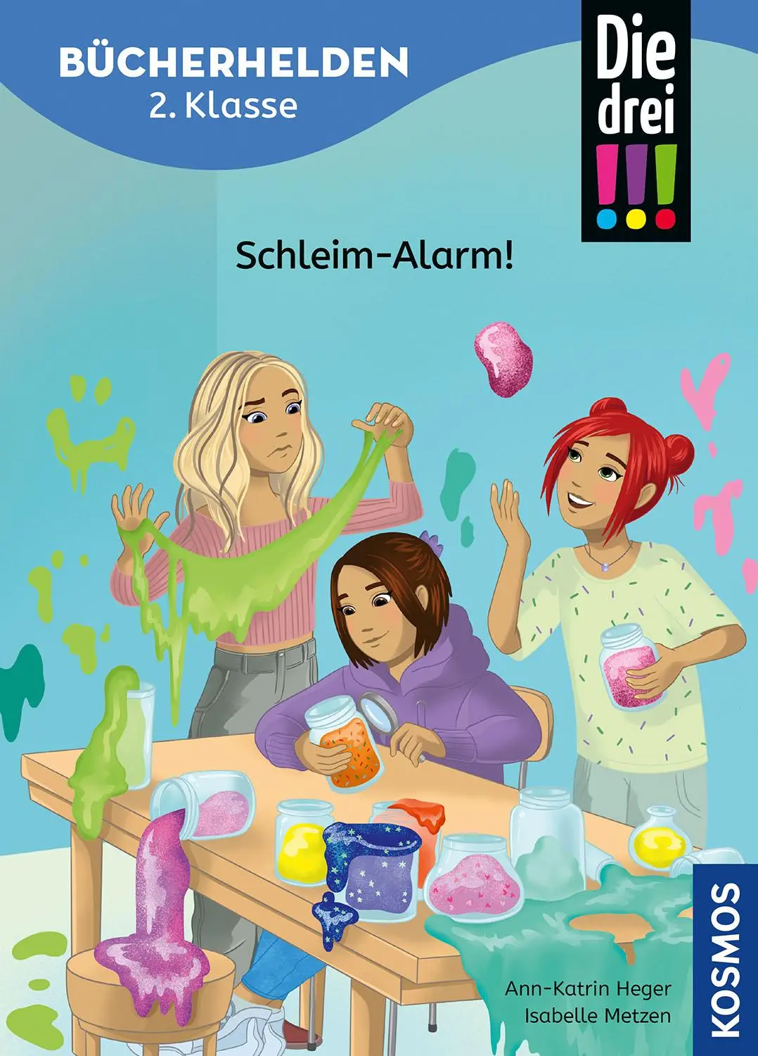 Cover: 9783440181270 | Die drei !!!, Bücherhelden 2. Klasse, Schleim-Alarm! | Heger | Buch