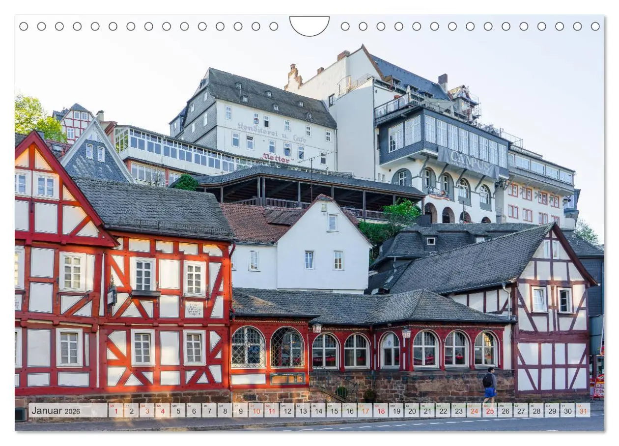Bild: 9783457701270 | Marburg Impressionen (Wandkalender 2026 DIN A4 quer), CALVENDO...