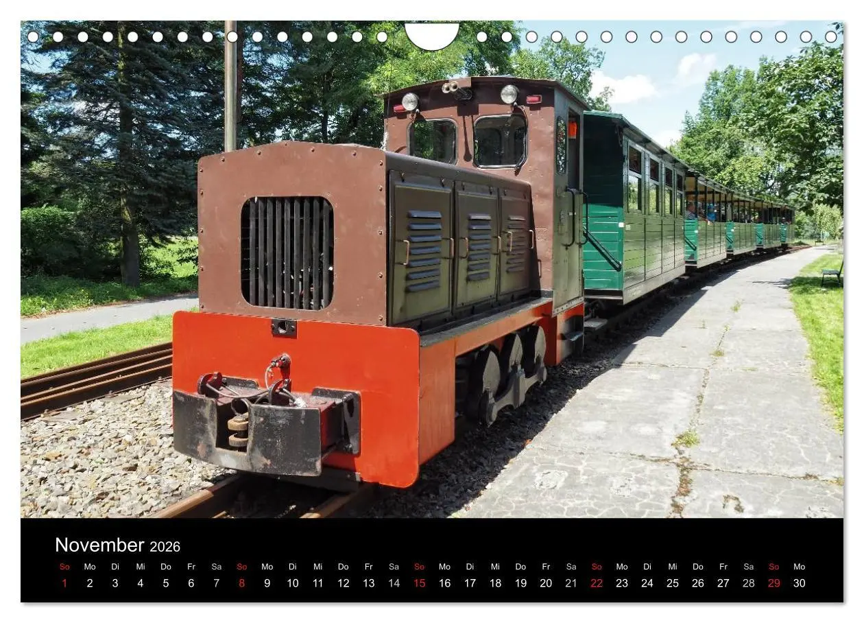 Bild: 9783516031270 | Waldeisenbahn Bad Muskau (Wandkalender 2026 DIN A4 quer), CALVENDO...