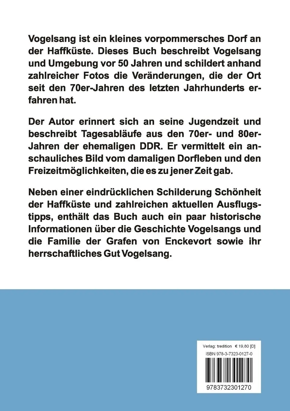 Rückseite: 9783732301270 | Vogelsang | Meine Erinnerungen | Werner Neumann | Taschenbuch | 288 S.