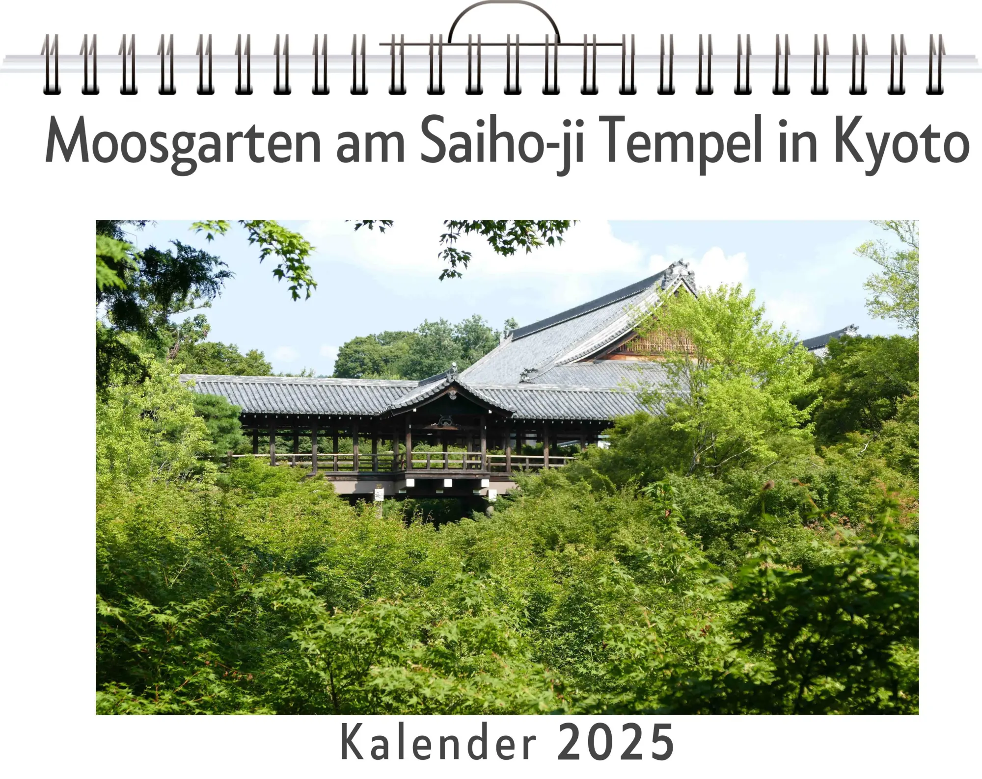 Cover: 9783759131270 | Moosgarten am Saiho-ji Tempel in Kyoto | David König | Kalender