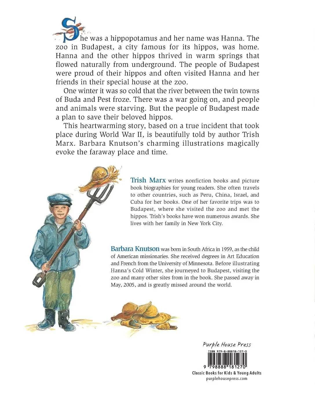 Rückseite: 9798888181270 | Hanna's Cold Winter | Trish Marx | Taschenbuch | Englisch | 2025