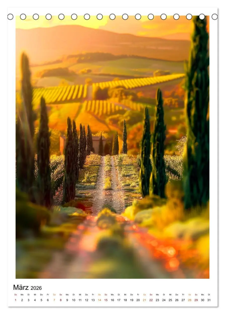 Bild: 9783516261370 | Toskana meine Liebe (Tischkalender 2026 DIN A5 hoch), CALVENDO...