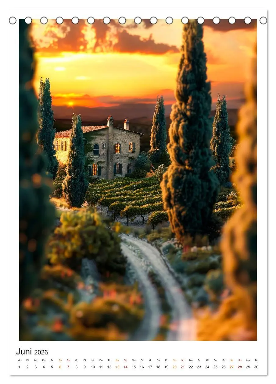 Bild: 9783516261370 | Toskana meine Liebe (Tischkalender 2026 DIN A5 hoch), CALVENDO...