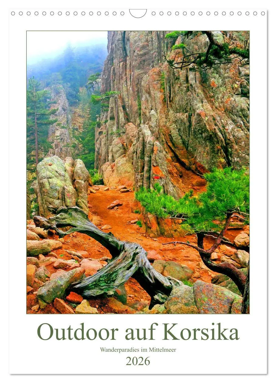 Cover: 9783516401370 | Outdoor auf Korsika - Wanderparadies im Mittelmeer (Wandkalender...