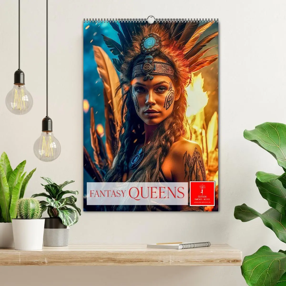 Bild: 9783569281370 | Fantasy Queens (Wandkalender 2027 DIN A2 hoch), CALVENDO...