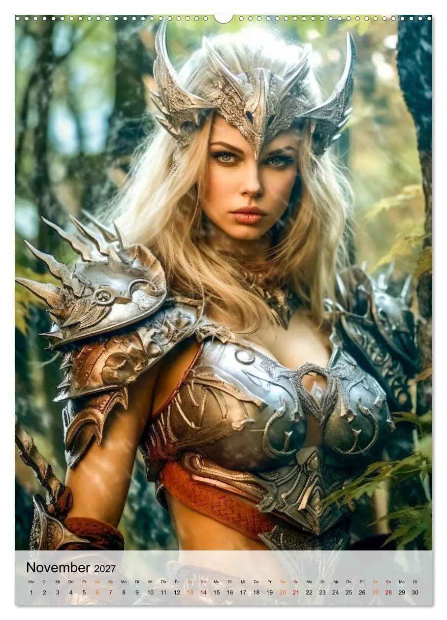 Bild: 9783569281370 | Fantasy Queens (Wandkalender 2027 DIN A2 hoch), CALVENDO...